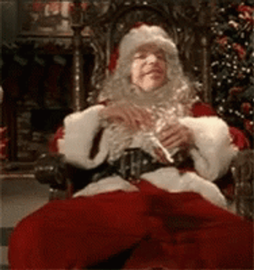 Bad Santa Late Night Drink GIF
