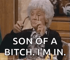 Badass Granny GIF