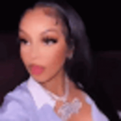 Baddie Girl Vibes Hair Edge GIF