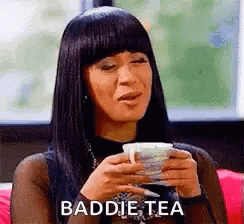 Baddie Tea Cardi B GIF