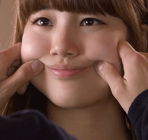Bae Suzy Shawty Bae Cheek Pinch GIF
