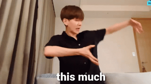 Baekhyun Missed It By That Much This Much GIF