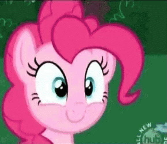 Baffled Pinkie Pie GIF