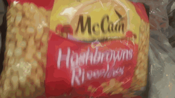 Bag of McCain Hashbrowns Noodles