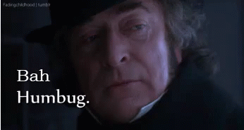 Bah Humbug David Caine Christmas Carol GIF
