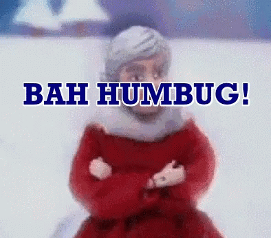 Bah Humbug Drummer Boy Walking Out GIF