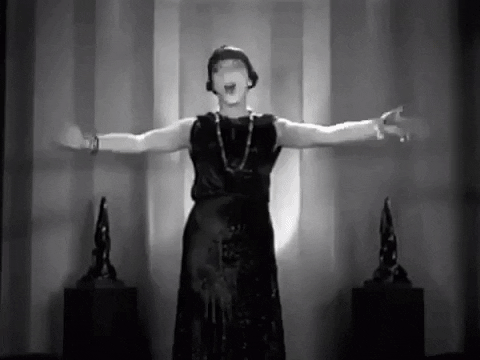 Bah Humbug Vintage Actress Irene Bordoni GIF