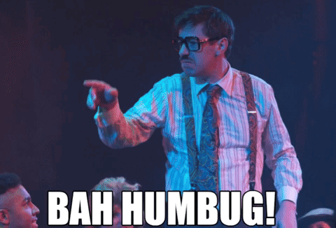 Bah Humbug Aj Holmes Stage Play GIF