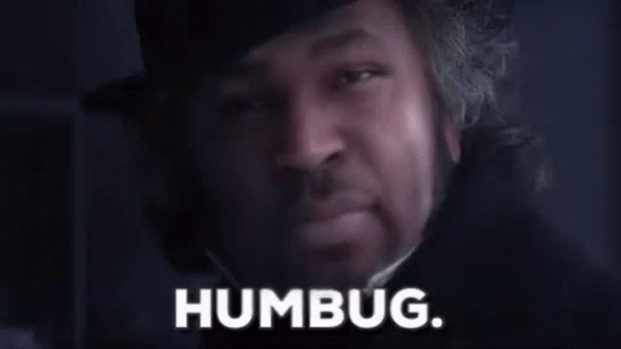 Bah Humbug Funny Michael Caine Face Swap GIF