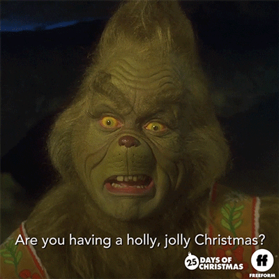 Bah Humbug Jim Carrey The Grinch GIF