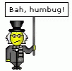Bah Humbug Signage Pixel Art GIF