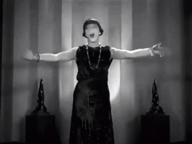 Bah Humbug Vintage Actress Irene Bordoni GIF