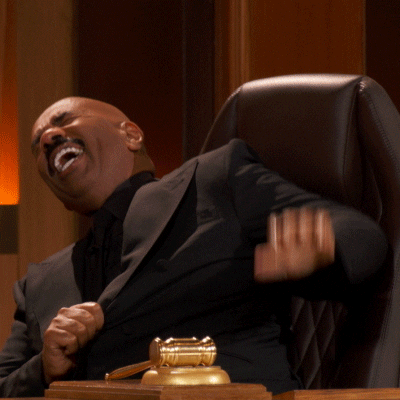 Bahahaha Cracking Up Steve Harvey GIF