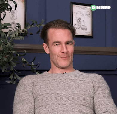 Bahahaha James Van Der Beek Laughing GIF