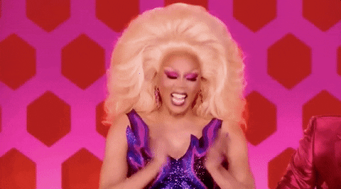Bahahaha Rupaul Clapping Crackling Up GIF