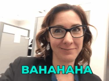 Bahahaha Sassy Lady Can't Hold Laugh GIF