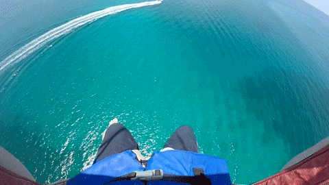 Bahamas Parasailing GIF