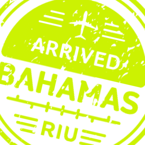 Bahamas Riu Hotel Stamp GIF