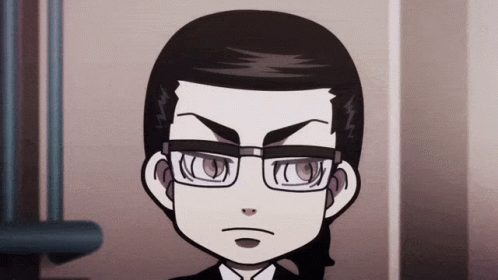 Chibi Baji Tokyo Revengers Punching GIF