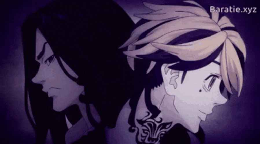 Baji Back To Back With Kazutora GIF
