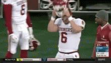 Baker Mayfield Cleveland Football Crotch Grab GIF