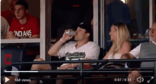 Baker Mayfield Cleveland Football Bear Chug GIF