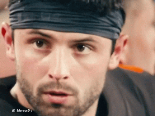 Baker Mayfield Cleveland Football Funny Wink GIF