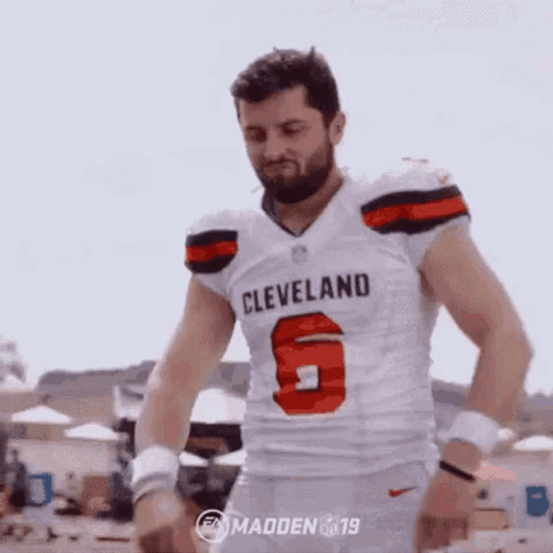 Baker Mayfield Cleveland Football Crazy Dance GIF