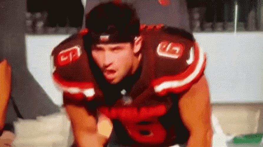Baker Mayfield Cleveland Football Exhausted GIF