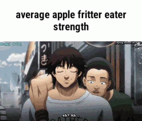 Baki Average Apple GIF