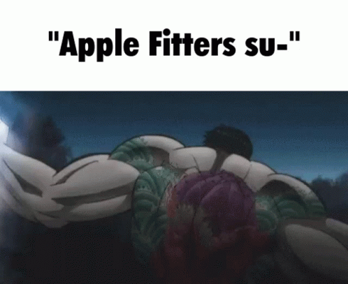 Baki Apple Fitters GIF