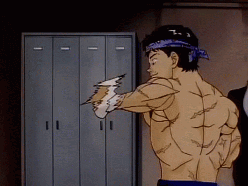 Baki Practicing Jogging GIF