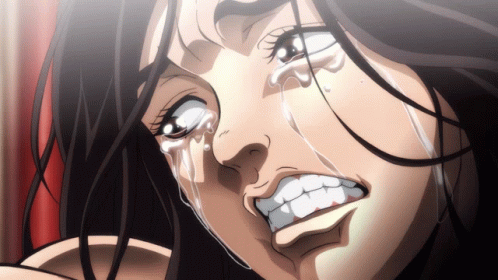 Baki Hanma And Crying Kozue Scene GIF