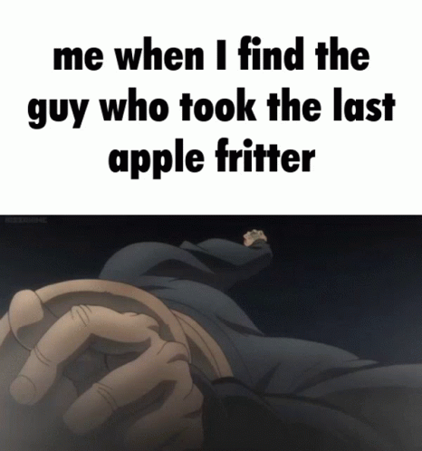 Baki Who Took The Last Apple Fritter GIF