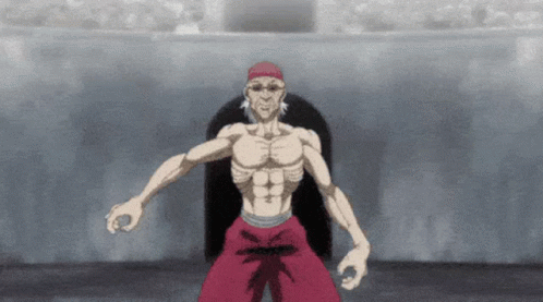 Baki Hanma Power Sway Hand GIF
