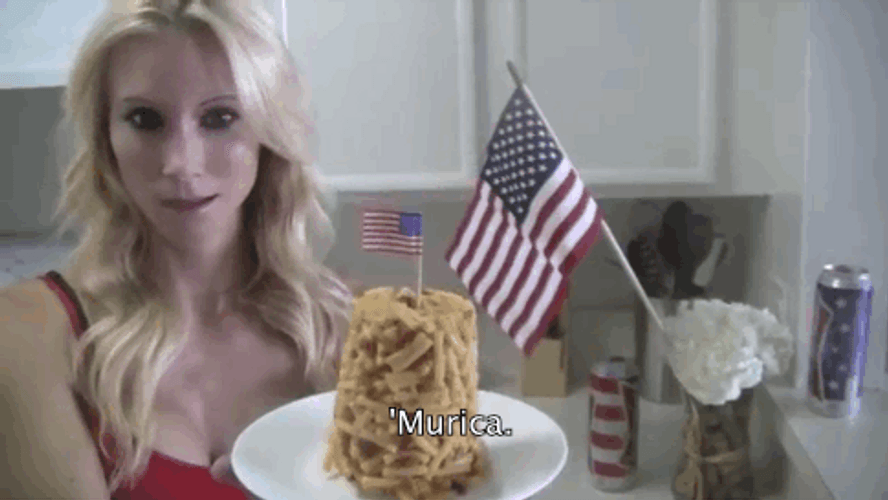 Baking A Pastry Celebrates Merica Murica GIF