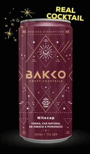 Bakko Craft Cocktails Nitecap Can GIF