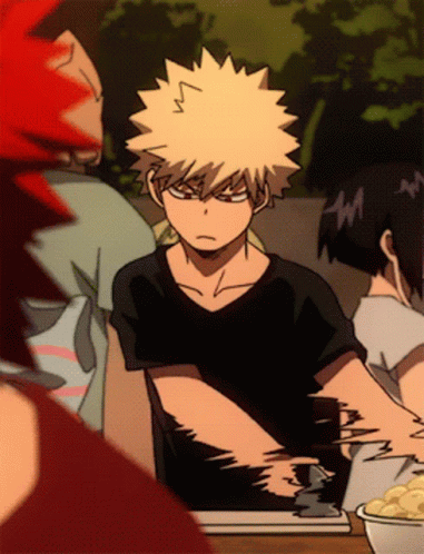 Bakugou Chopping & Cooking GIF