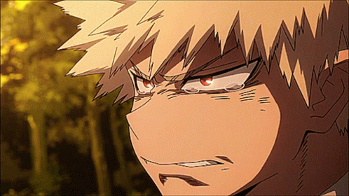 Bakugou Sad Crying GIF