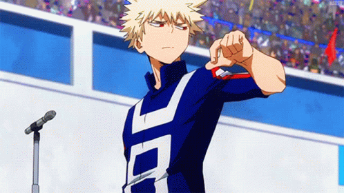 Bakugou Thumbs Down GIF