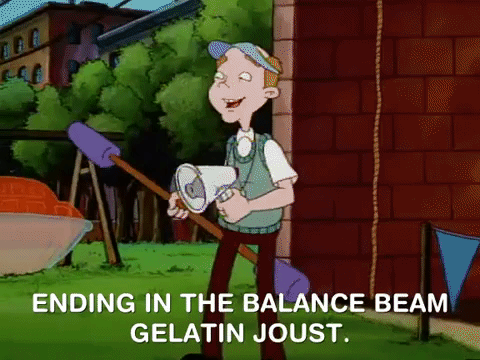 Balance Beam Hey Arnold Animation GIF