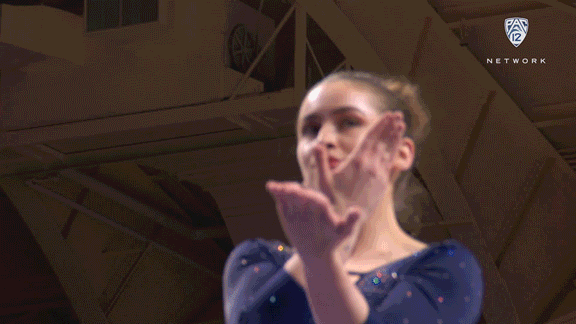 Balance Beam Norah Flatley American Gymnast GIF