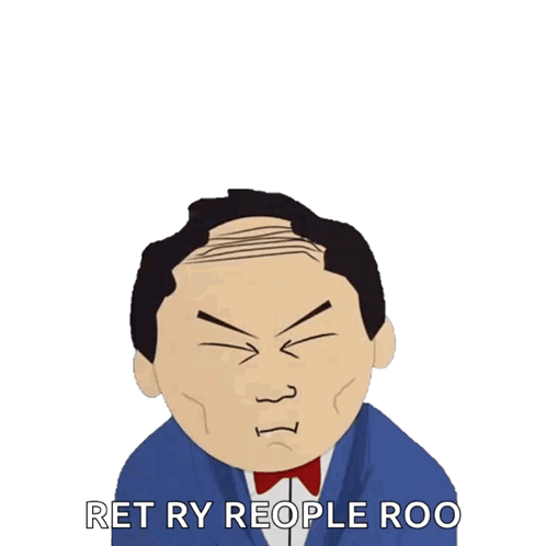 Bald Cartoon Man Ret Ry Reople Roo