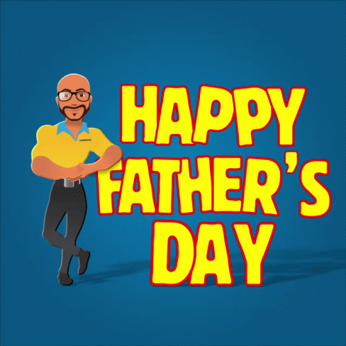 Bald Guy Animation Funny Fathers Day GIF