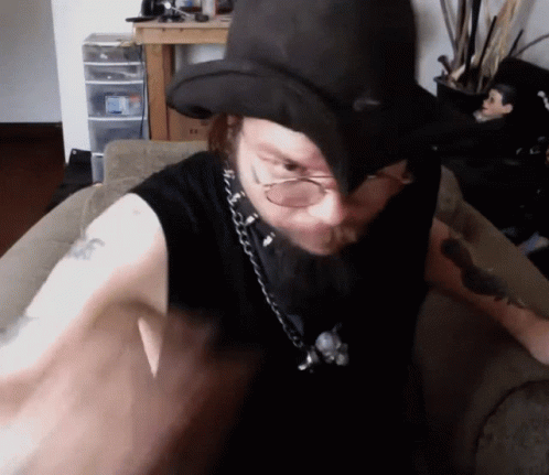 Bald Guy Crypt Keeper GIF