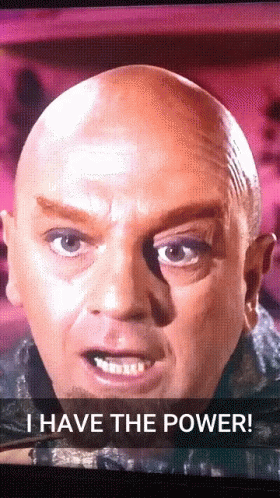 Bald Guy I Got The Power GIF