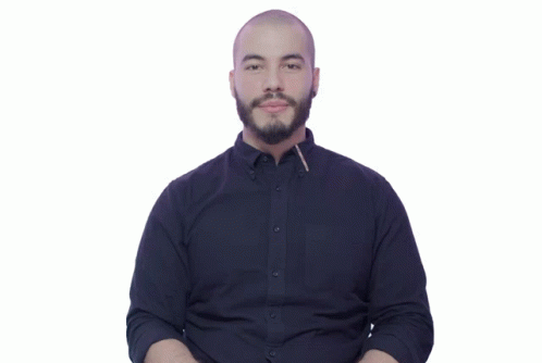 Bald Guy Itchy Head GIF