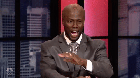Bald Kevin Hart Damn Speaking GIF