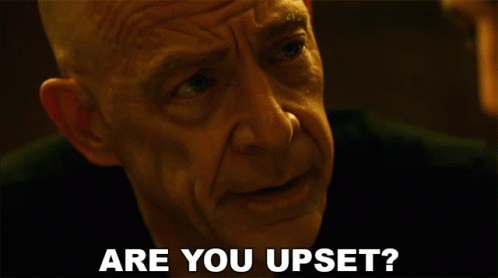 Bald Man Are You Upset
