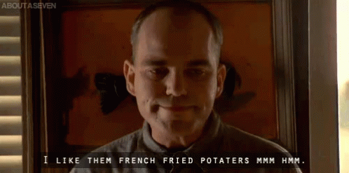 Bald Man At Table Says Aight Then GIF